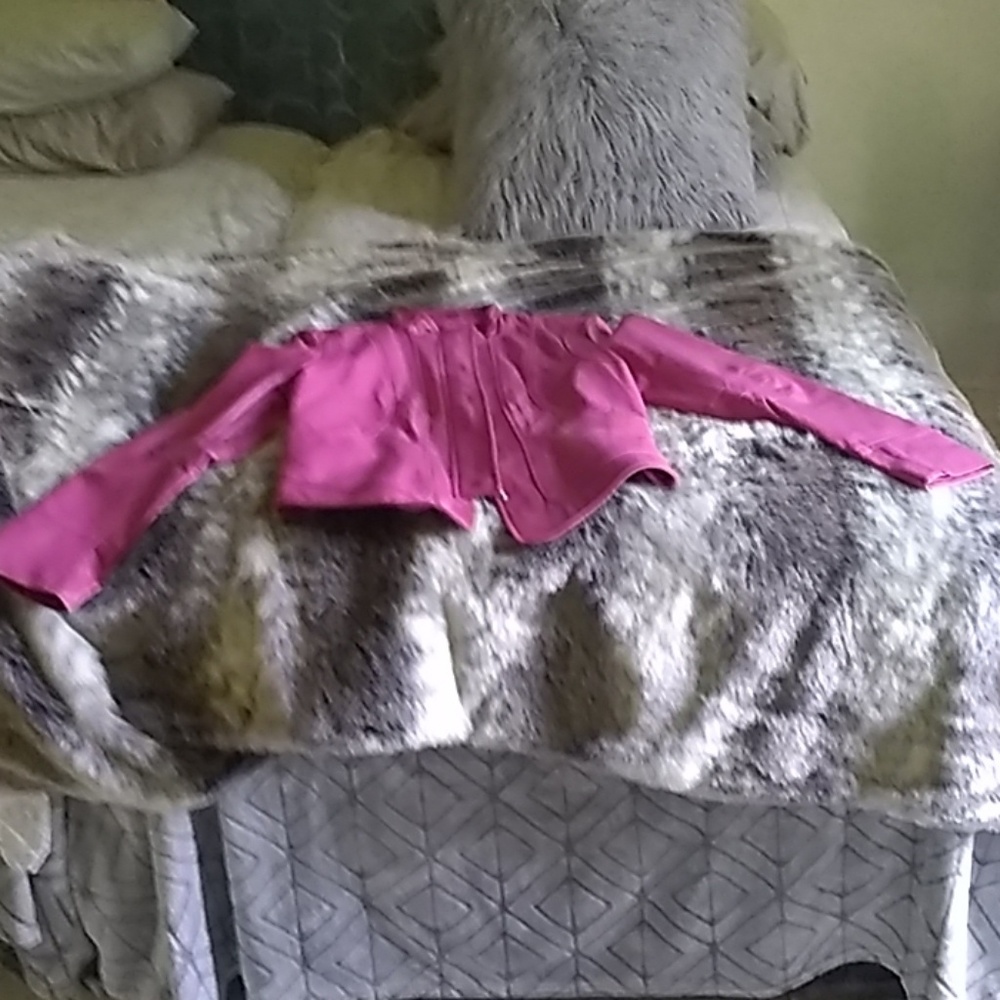 Victoria's Secret leather jacket made by Moda Intl